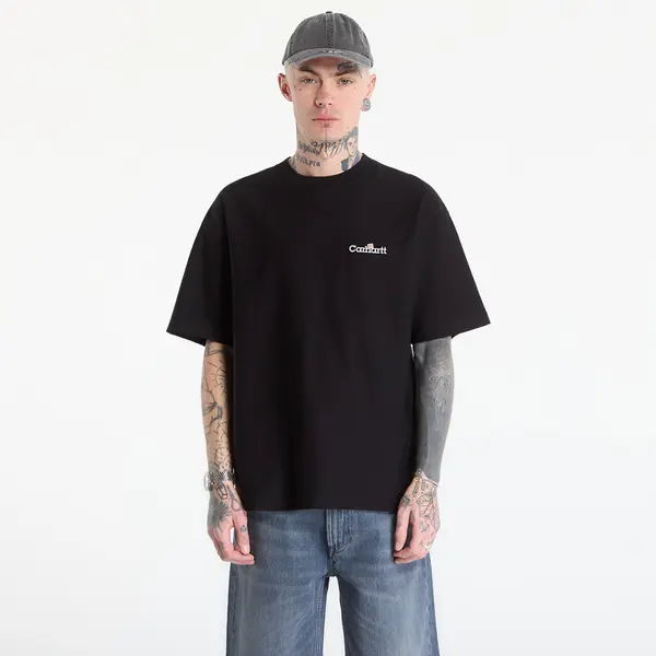 Carhartt WIP Majice Carhartt WIP S/S WIP Label T-Shirt UNISEX Black XXL
