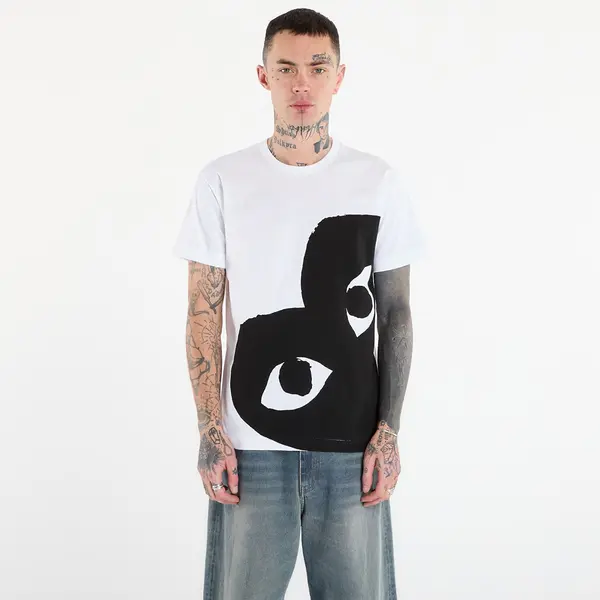 Comme des Garçons PLAY Majice Comme des Garçons PLAY Black Heart Tee White XL