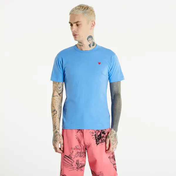 Comme des Garçons PLAY Majice Comme des Garçons PLAY Heart Logo Tee UNISEX Blue XXS
