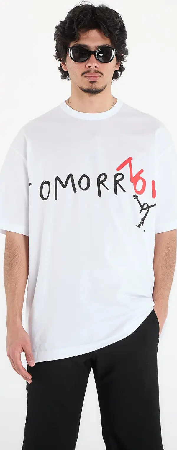 Comme des Garçons SHIRT Majice Comme des Garçons SHIRT Mens T-Shirt Knit White L