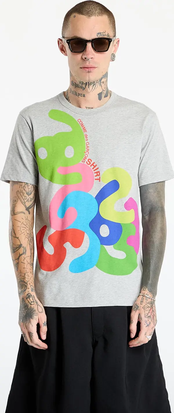 Comme des Garçons SHIRT Majice Comme des Garçons SHIRT T-Shirt With Graphic Print Black L