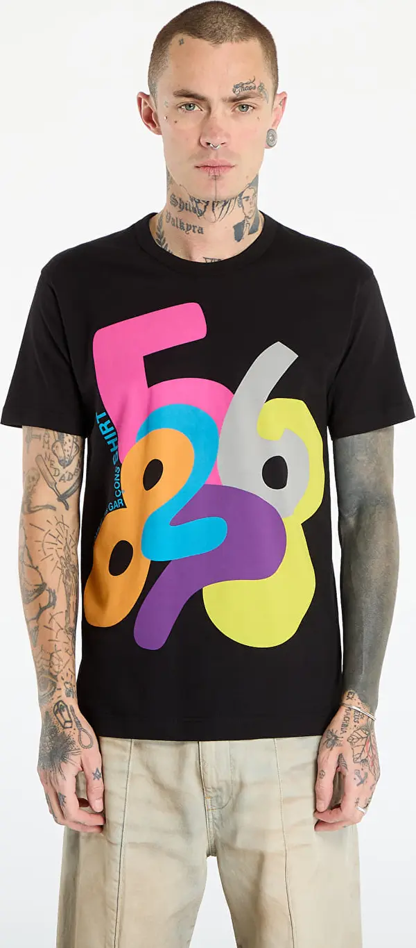 Comme des Garçons SHIRT Majice Comme des Garçons SHIRT T-Shirt With Graphic Print Black M