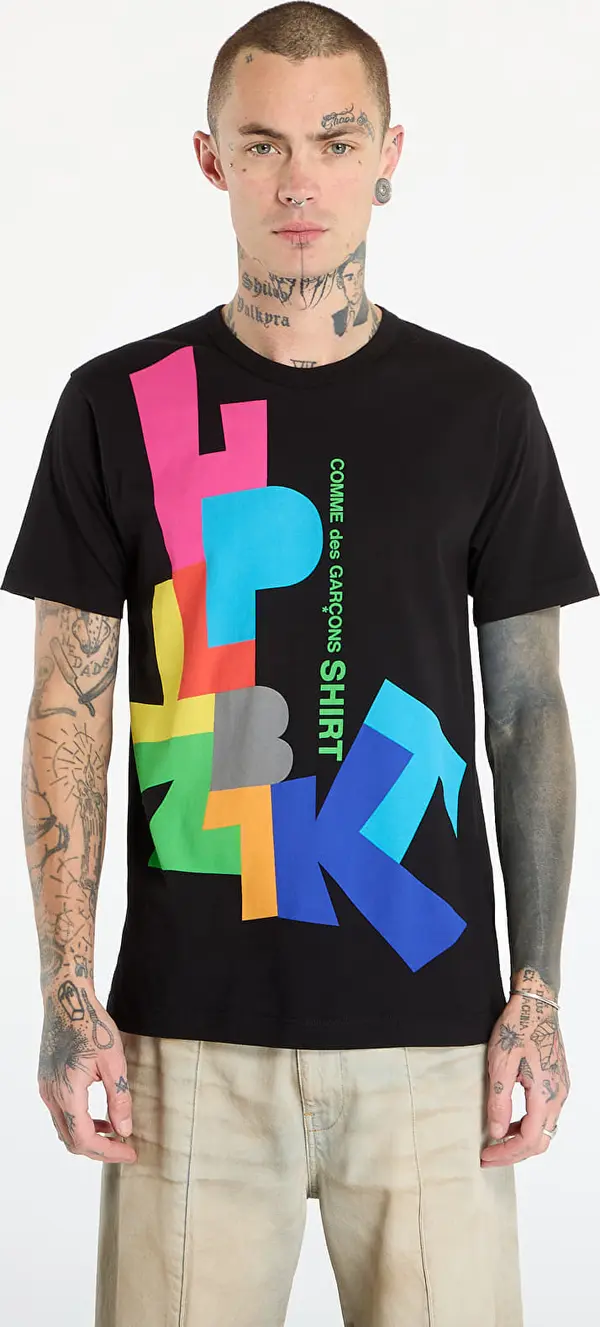 Comme des Garçons SHIRT Majice Comme des Garçons SHIRT T-Shirt With Graphic Print Black S