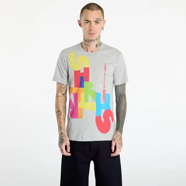 Comme des Garçons SHIRT Majice Comme des Garçons SHIRT T-Shirt With Graphic Print Top Grey M