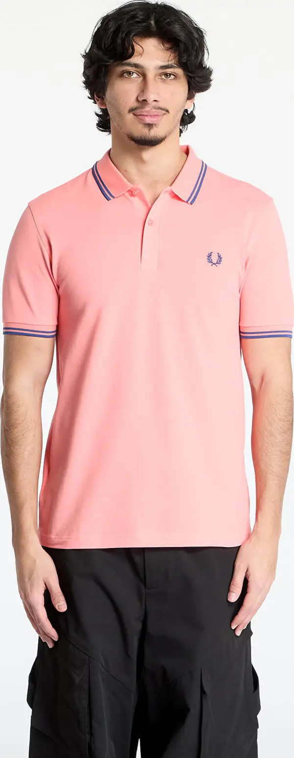 Comme des Garçons SHIRT Majice Comme des Garçons SHIRT x Fred Perry Knit T-Shirt Coral XL