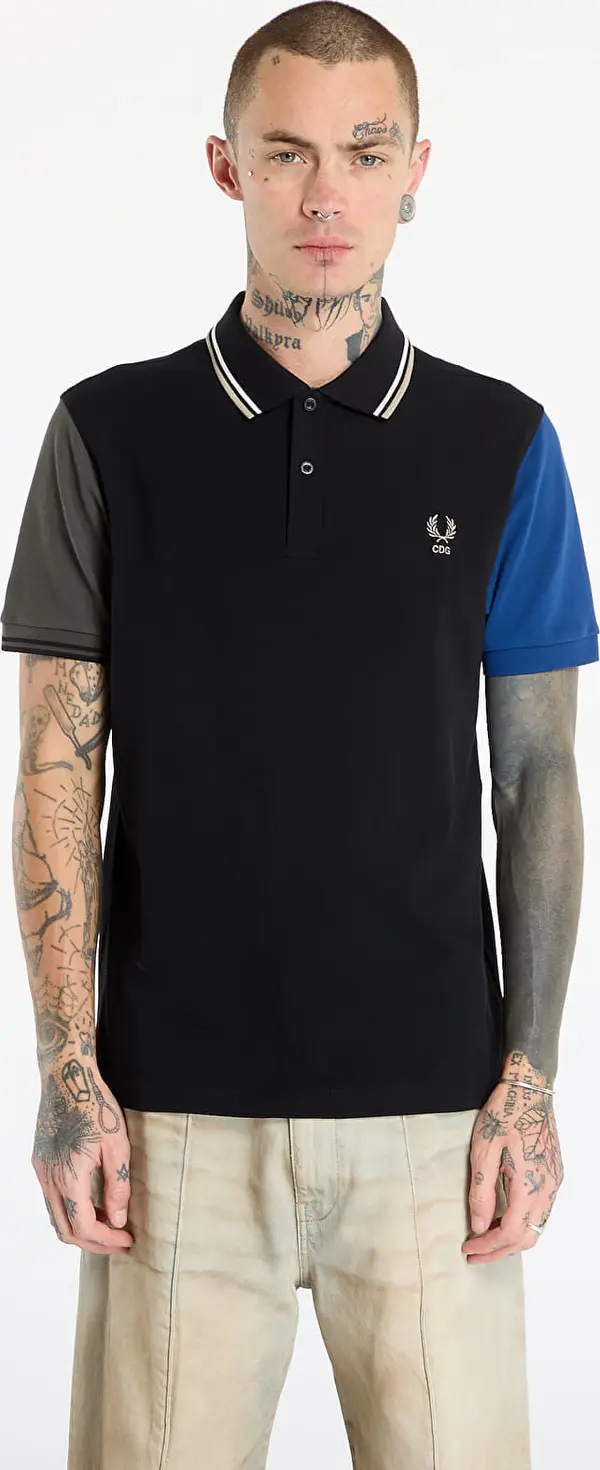 Comme des Garçons SHIRT Majice Comme des Garçons SHIRT x Fred Perry Polo Knit Black S