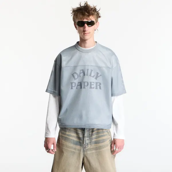 Daily Paper Majice Daily Paper Boxy Mesh T-Shirt Dawn Blue S