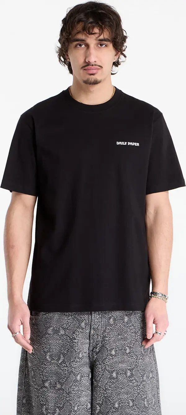Daily Paper Majice Daily Paper Chain Shield T-Shirt Black M