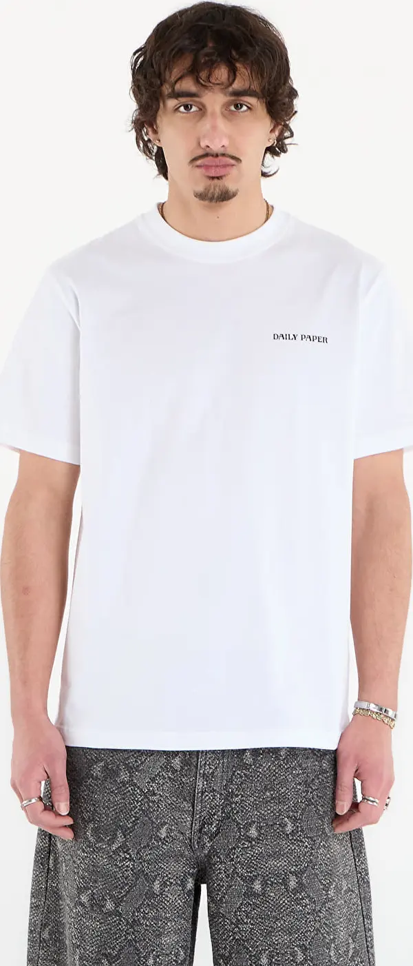 Daily Paper Majice Daily Paper Chain Shield T-Shirt White XS