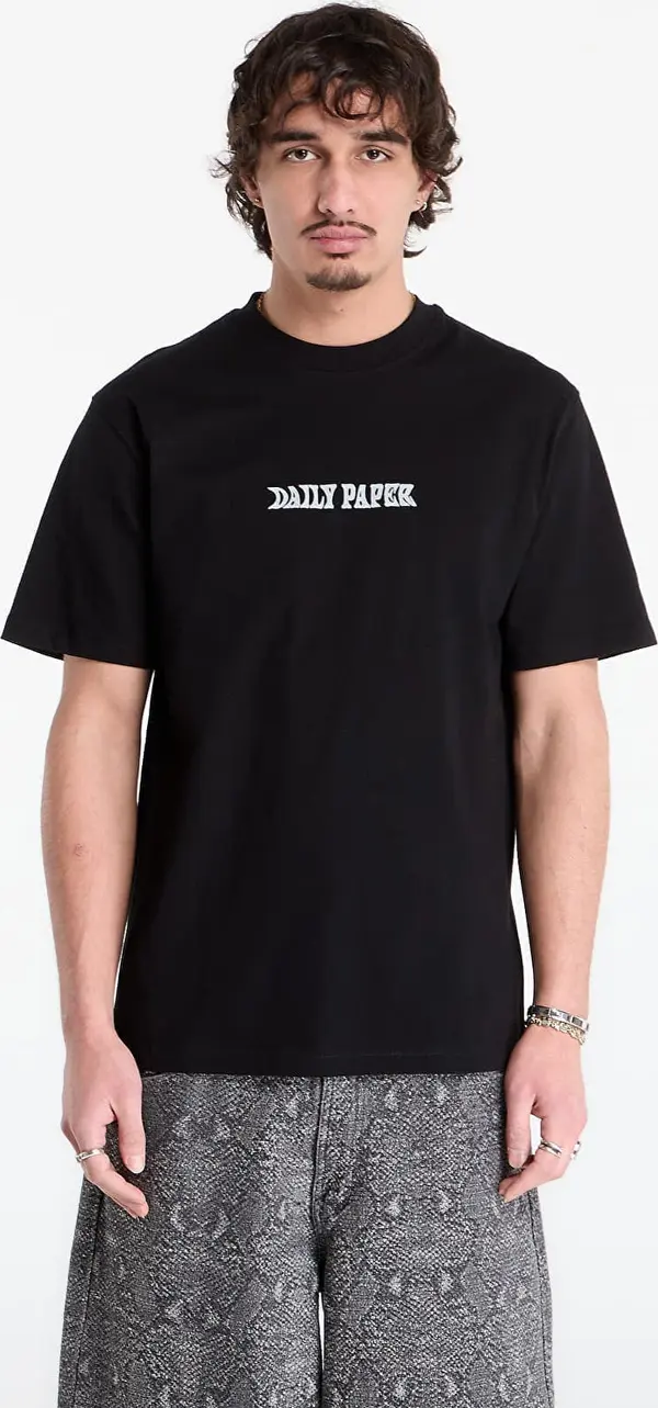 Daily Paper Majice Daily Paper Oil Can Ss Tee Black XL