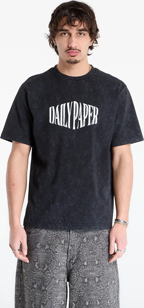 Daily Paper Majice Daily Paper Vintage Ss Tee Black S