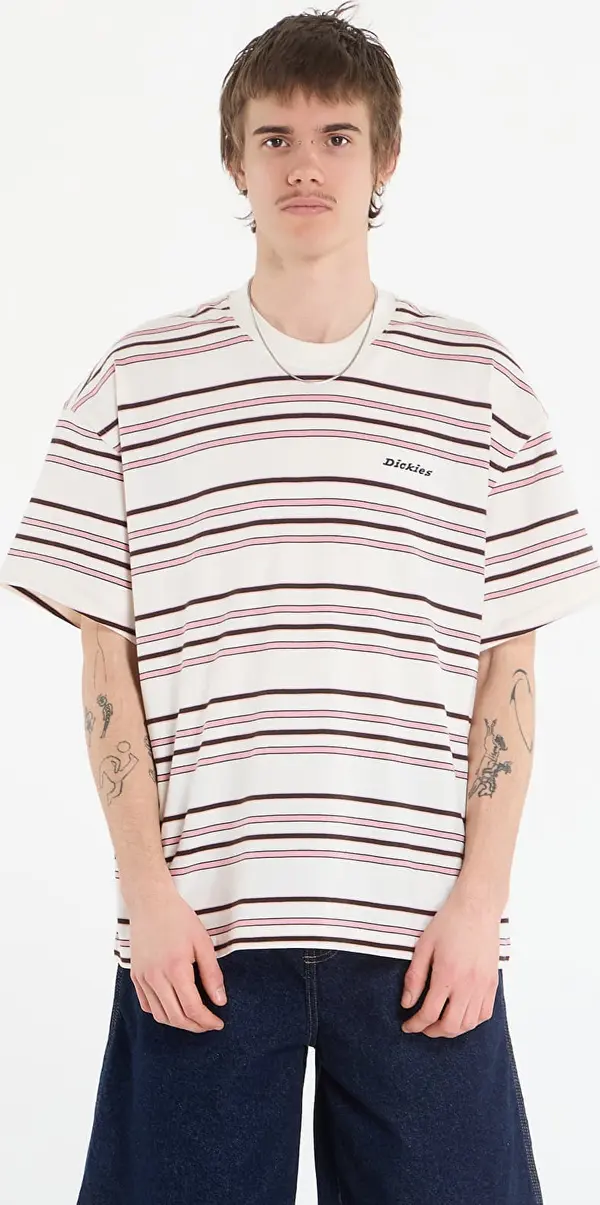 Dickies Majice Dickies East Liberty Stripe Ss Tee Egret S