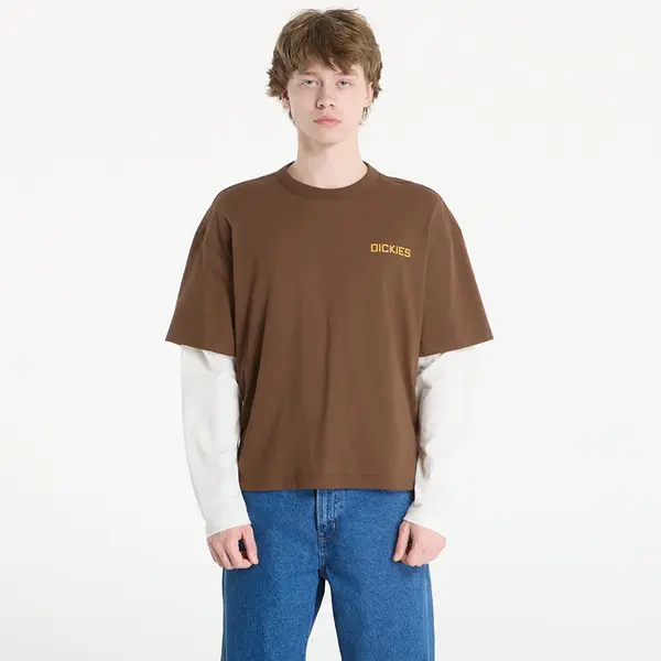 Dickies Majice Dickies Payson 2-in-1 Tee Timber Brown M