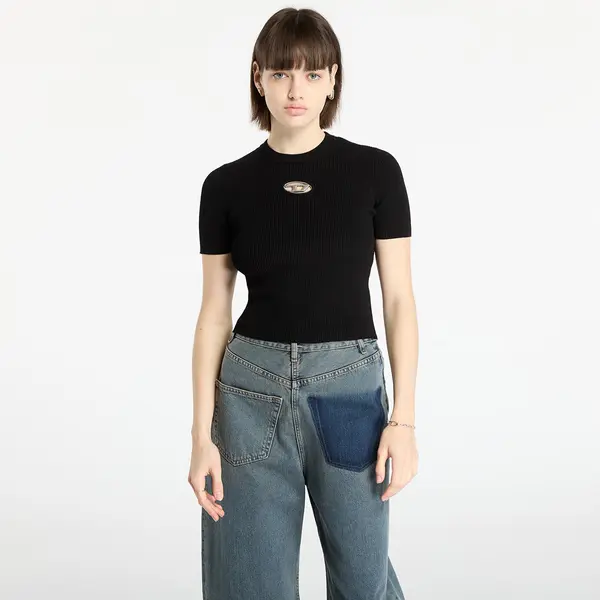 DIESEL Majice DIESEL M-Valari-Ss Knitwear Black M