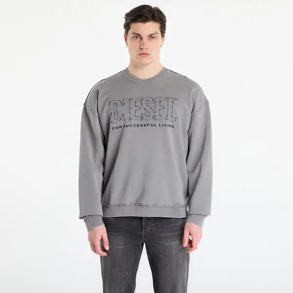 DIESEL Majice DIESEL S-Boxt-Raw-V1 Sweat-Shirt Steeple Gray M