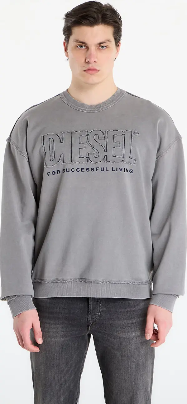 Diesel Majice DIESEL S-Boxt-Raw-V1 Sweat-Shirt Steeple Gray M