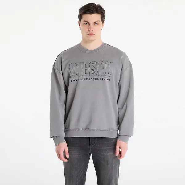 DIESEL Majice DIESEL S-Boxt-Raw-V1 Sweat-Shirt Steeple Gray XL