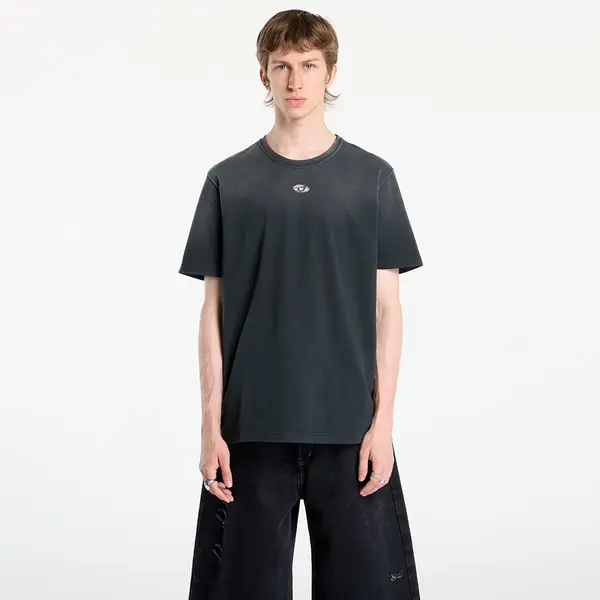 DIESEL Majice Diesel T-Adjust-T1 T-Shirt Black/ Violet S