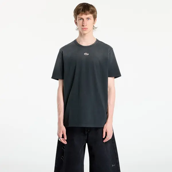 DIESEL Majice Diesel T-Adjust-T1 T-Shirt Black/ Violet XL