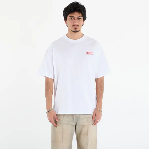 DIESEL Majice DIESEL T-Boxt-Bisk T-Shirt White S