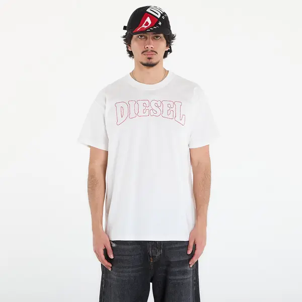 DIESEL Majice Diesel T-Norm-V10 T-Shirt Off White L