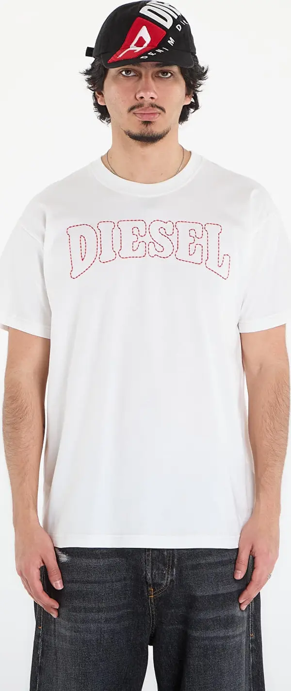 Diesel Majice Diesel T-Norm-V10 T-Shirt Off White M