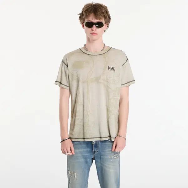 DIESEL Majice Diesel T-Norm-V15 T-Shirt Light Grey L