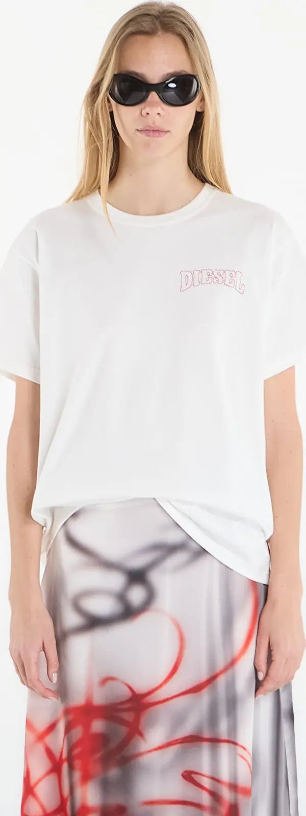 Diesel Majice Diesel T-Normy-S17 T-Shirt Off White S