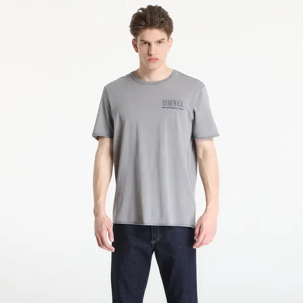DIESEL Majice Diesel T-Rawjust-V1 T-Shirt Steeple Gray M