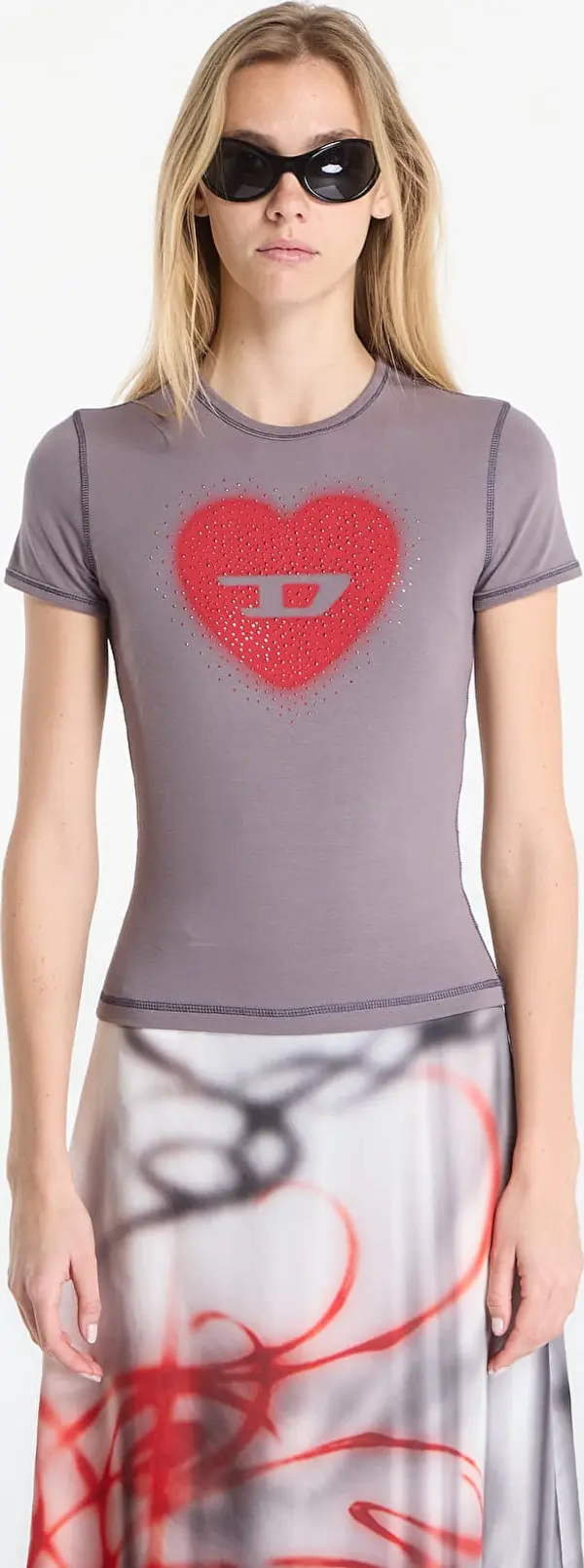 Diesel Majice Diesel T-Uncuties-Long-S5 T-Shirt Shark S