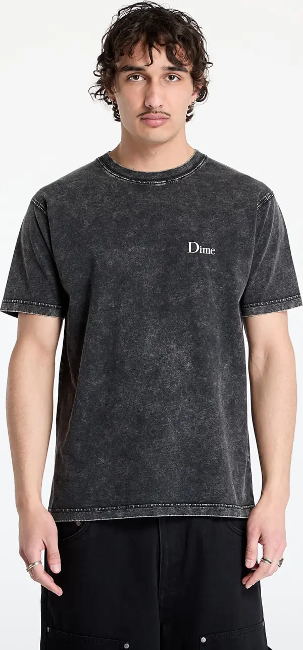 DIME Majice DIME Classic Small Logo T-Shirt UNISEX Faded Black XS