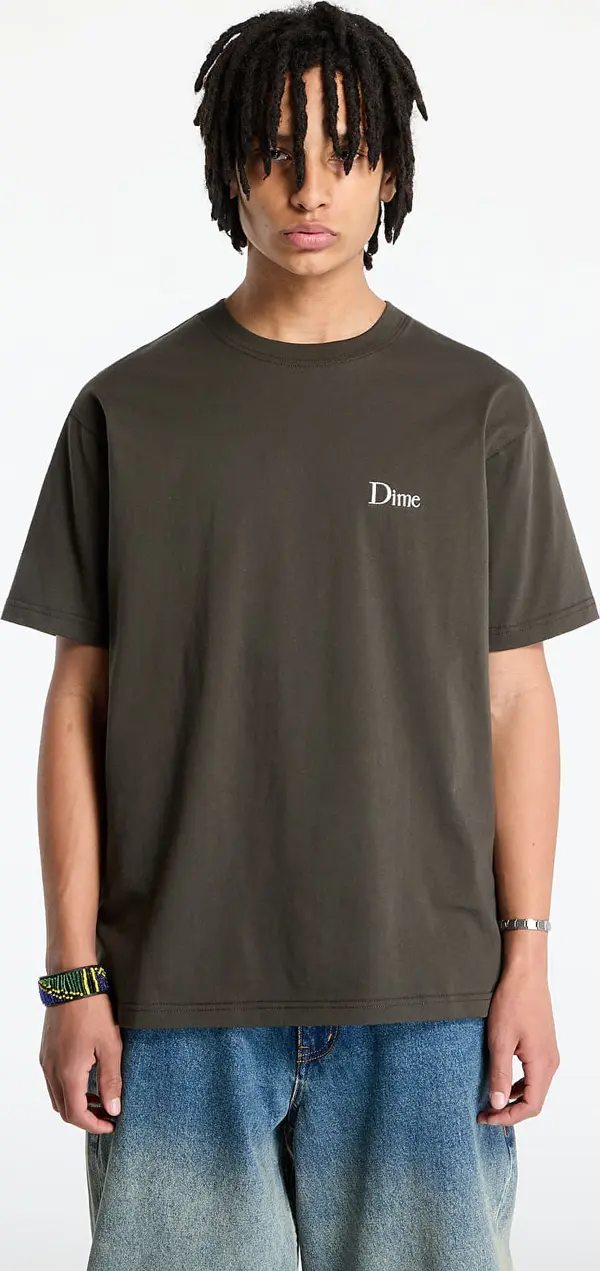 DIME Majice DIME Classic Small Logo T-Shirt UNISEX Vintage Black S