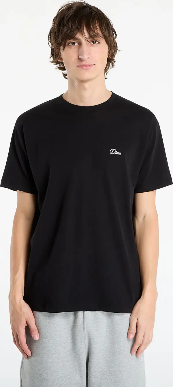 DIME Majice Dime Cursive Small Logo T-Shirt UNISEX Black S