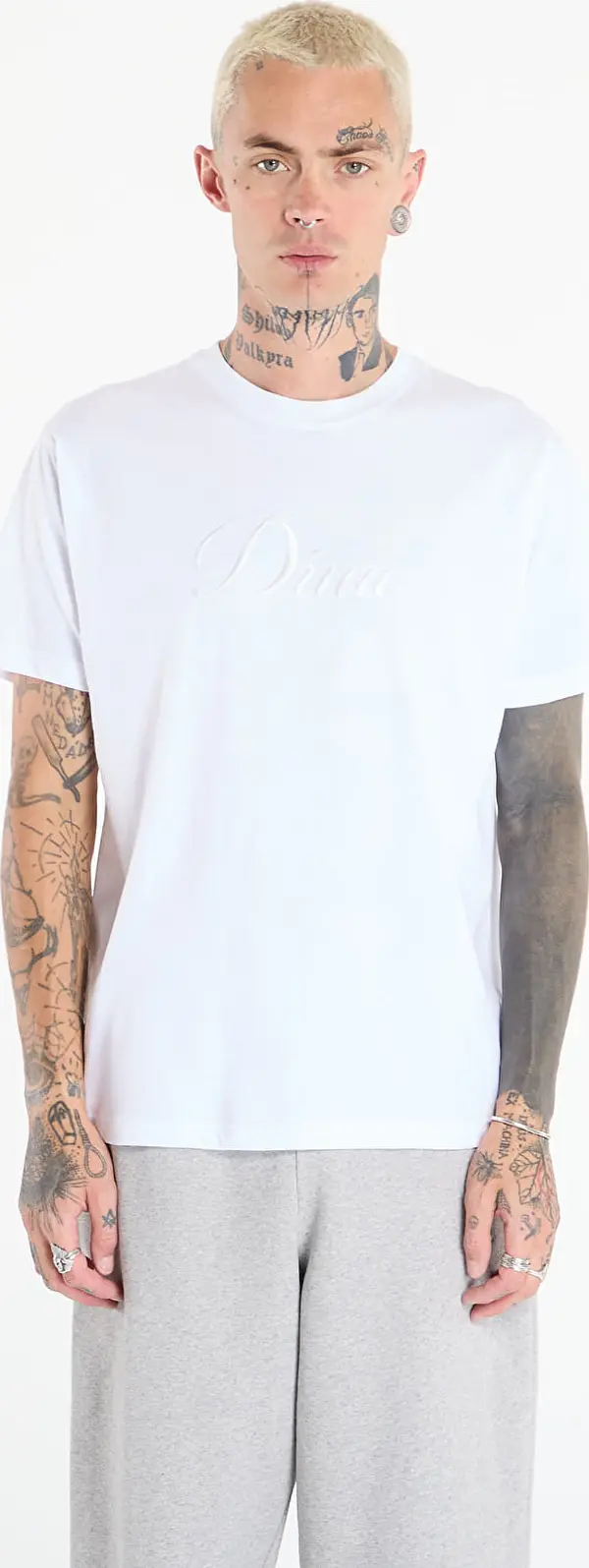 DIME Majice Dime Cursive T-Shirt UNISEX White S