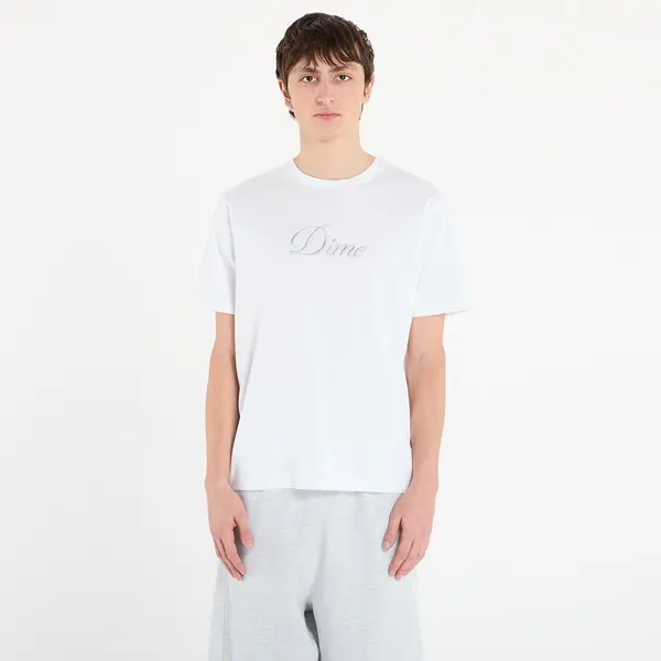 DIME Majice DIME Cursive T-Shirt UNISEX White XL