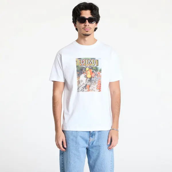 DIME Majice DIME Pothole T-Shirt UNISEX White S