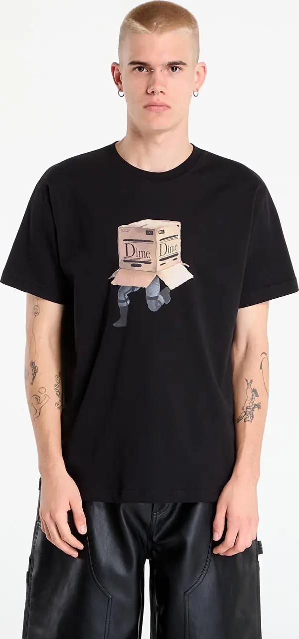 DIME Majice DIME Solid T-Shirt UNISEX Black S