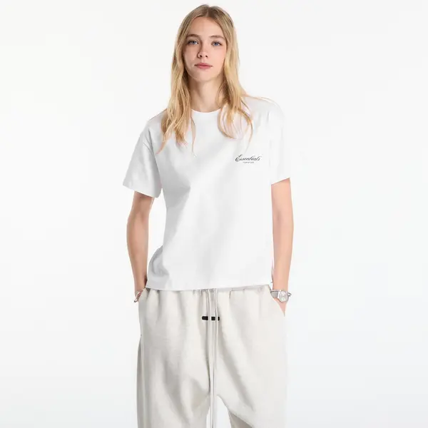 Fear of God Essentials Majice Fear of God Essentials Classic Short Sleeve Tee Bright White M