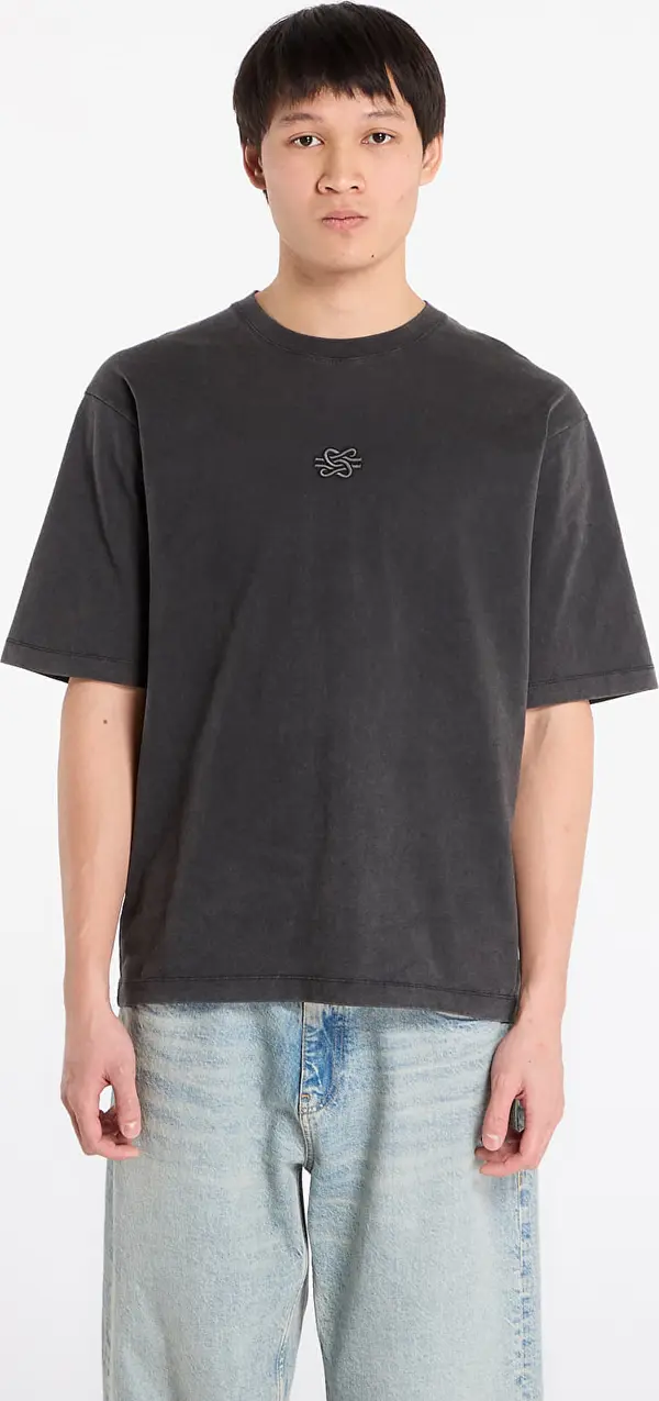 Filling Pieces Majice Filling Pieces T-Shirt Boxy Embroidered Vintage Black M