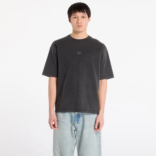Filling Pieces Majice Filling Pieces T-Shirt Boxy Embroidered Vintage Black S