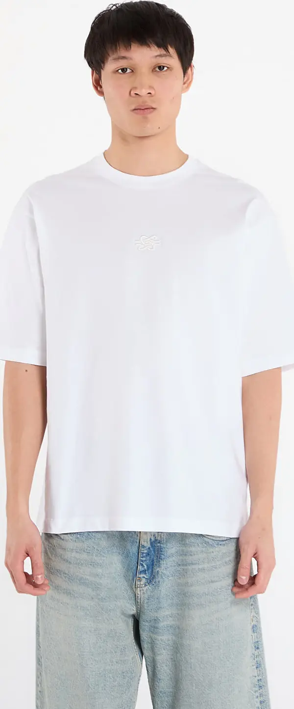 Filling Pieces Majice Filling Pieces T-Shirt Boxy Embroidered White XL