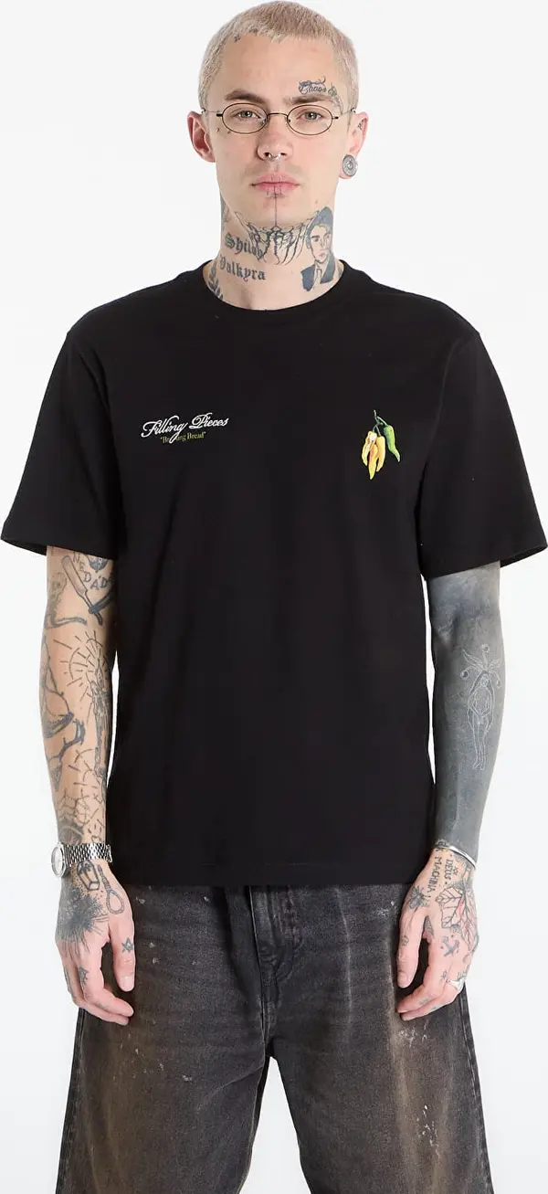 Filling Pieces Majice Filling Pieces T-Shirt Pepper Black S