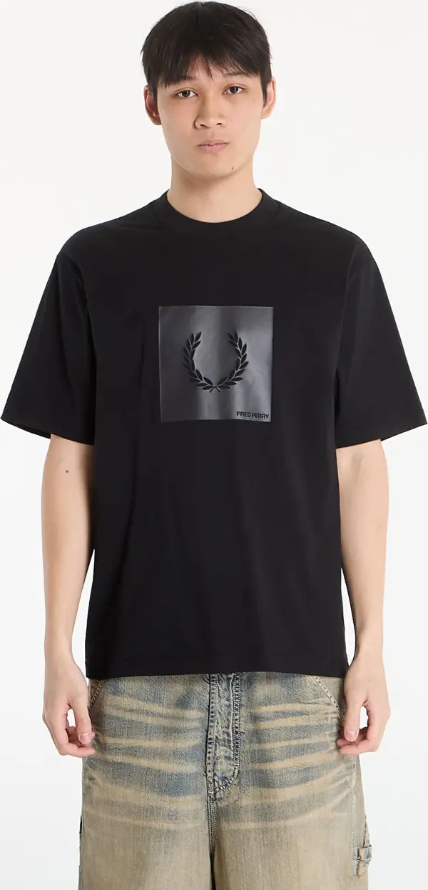 FRED PERRY Majice FRED PERRY Box Graphic T-Shirt Black S