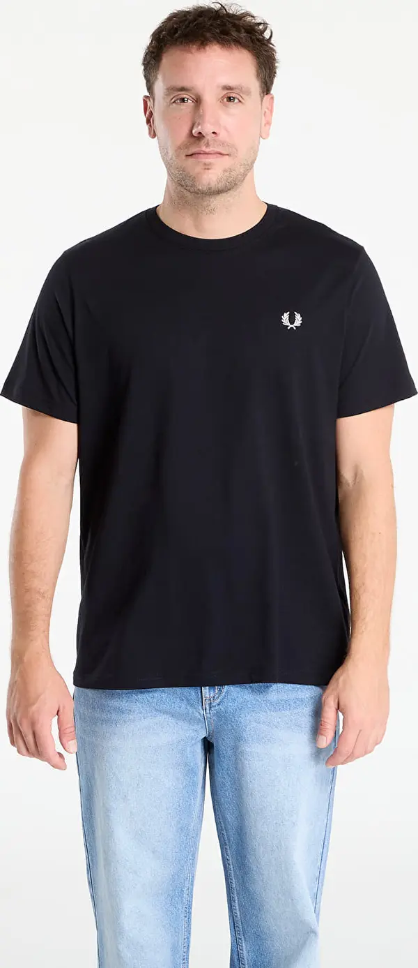 FRED PERRY Majice FRED PERRY Crew Neck T-Shirt Black M