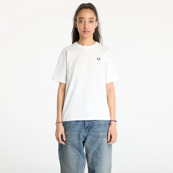 FRED PERRY Majice FRED PERRY Crew Neck T-Shirt Snow White 38