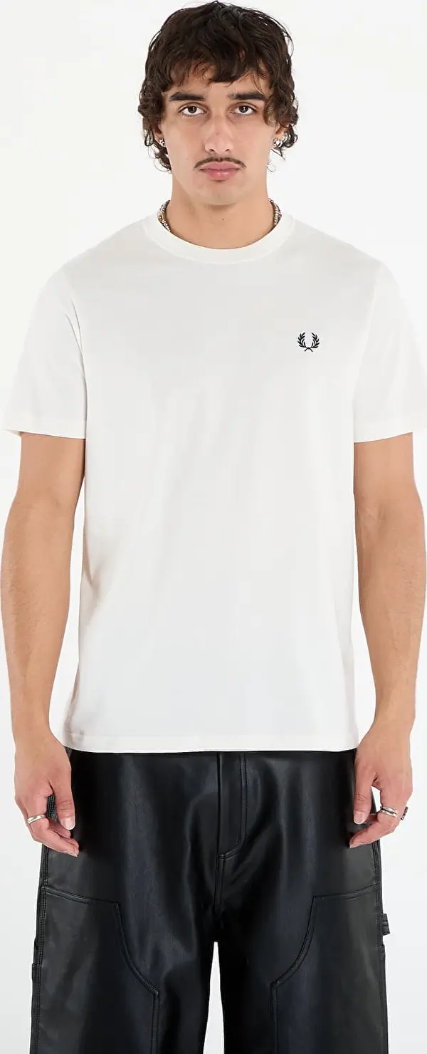 FRED PERRY Majice FRED PERRY Crew Neck T-Shirt Snow White XXL