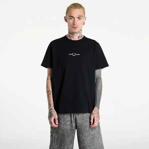 FRED PERRY Majice FRED PERRY Embroidered T-Shirt Black XXL