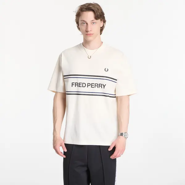 FRED PERRY Majice Fred Perry Fred Perry Graphic T-Shirt Beige XL