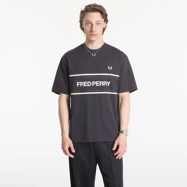 FRED PERRY Majice Fred Perry Fred Perry Graphic T-Shirt Black XL