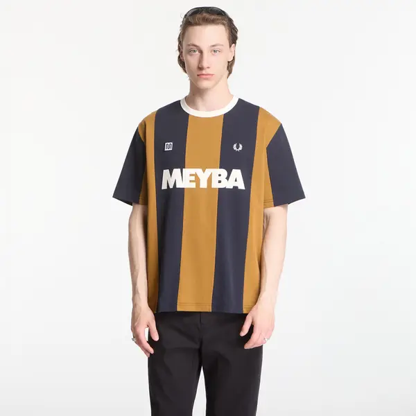 FRED PERRY Majice Fred Perry Meyba Cut And Sew T-Shirt Dark Caramel M